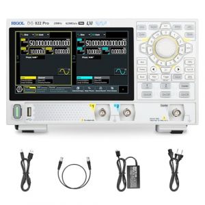 RIGOL Générateurs de Fonctions,DG822 Pro Générateur de Signaux,25 MHz,2 Canal,16 bits,écran tactile HD 7 pouces,Ultra-portable,Idéal pour les tests sur site et l’enseignement en laboratoire (RIGOL EU, neuf)