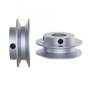 VIGAN Poulie &agrave; rainure unique, type A, poulie de courroie trap&eacute;zo&iuml;dale &agrave; fente unique en aluminium, poulie en alliage 40 mm, 60 mm, 80 mm, 100 mm, 120 mm (12 x 60 x 24 mm) (VIGANSS-FR, neuf)