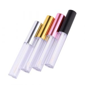VILLFUL 20 pi&egrave;ces Lot de Tubes Vides de Gloss &agrave; L&egrave;vres Plastique L&eacute;ger avec Bouchon Anti-fuite Flacons Rechargeables pour Maquillage et Brillant &agrave; L&egrave;vres Assortiment Couleurs Or Argent (WANHALA, neuf)