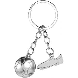 YSTrillion Porte Cl&eacute;s Sport Porte Cl&eacute; Football,Argent Porte Cl&eacute; Chaussure Football,Porte-cl&eacute;s de Voiture Porte Cl&eacute; Ballon de Foot pour Adultes Enfants Ccadeaux Cr&eacute;atifs (YSTrillion, neuf)
