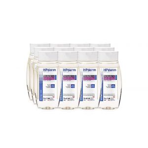 SORIFA - Lot de 12 HPderm Gel douche 2 en 1 - Spécial peaux sensibles, tatouées - Usage fréquent - pH neutre, sans savon - Flacon 250 ml (DERMACARE-PRO, neuf)