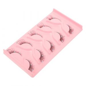MUSISALY 5 paires Faux Cils Cosplay avec D&eacute;cor Paillettes Plastique Cils Extension Confortables pour Maquillage Sc&egrave;ne et F&ecirc;tes (YangF, neuf)
