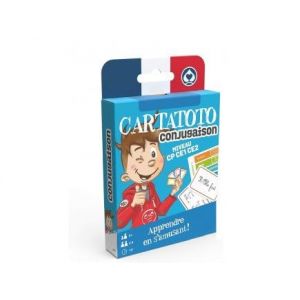 cavernedesjouets Jeu de Carte Enfant : pour cartatoto conjugaison Niveau CP ce1 ce2 - Jeu educatif Version Francaise - Set Jeu de Societe + Une Carte Tigre (cavernedesjouets, neuf)