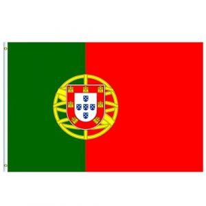 Grande Drapeau Portugal 90x150cm,Double Face Drapeaux Portugal Mat Polyester et Personnalisable,avec Oeillet Métalliques Couture,pour Oktoberfest Événements Sportifs,Décoratifs d'extérieur (YIHUAN Official Store, neuf)