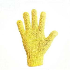 Gant de Exfoliant Gants exfoliants 1/2 pi&egrave;ces &eacute;ponge de bain d&eacute;maquillant for le corps brosse douche salle masseur gommage exfoliant gants frottement(Yellow-1pc) (5488jianhe, neuf)