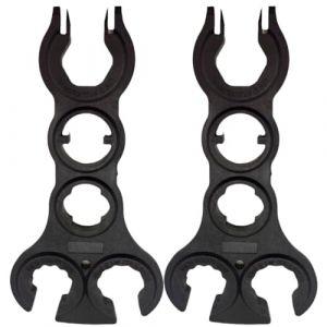 NHQZ Lot de 2 Outils de Montage Enfichables Mc4 - Clé à Molette en Plastique- Clé de Connecteur Solaire en Plastique pour Séparer la Fiche et la Prise (NHQZ, neuf)