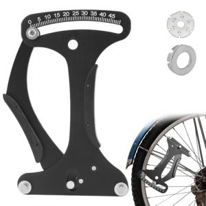 QWORK® Tensiomètre de Rayon de Vélo, Outil d'étalonnage de Rayon de Vélo en Alliage d'aluminium, pour Rayons Ronds, Rayons Plats (shavinglikes, neuf)