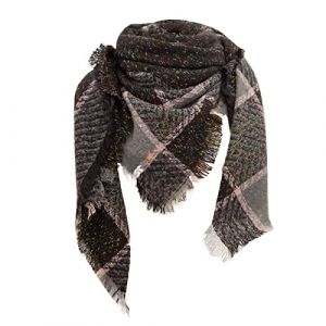 Foulard Cachemire Homme Echarpe Bleu Homme &eacute;Charpe Et s Homme Cheche Bleu Marine Homme Echarpe Femme Fabrication Francaise Grosse Echarpe Femme Noir Carr&eacute; De Soie Homme Etole Cachemire Soie (LIUlake77, neuf)