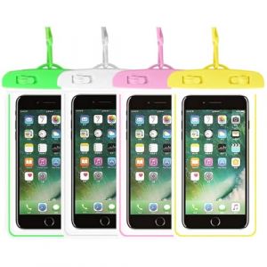 KOQAIIZ Pochette Étanche Smartphone, 4 Pièces Sac Étanche pour Téléphone, Coque Waterproof pour iPhone 15 Pro Max 14 13 Galaxy S24 S23 (qinhuangdaozoubingyingshangmaoyouxiangongsi, neuf)