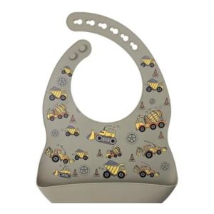 G&eacute;n&eacute;rique Bavoir en Silicone sans BPA pour enfant, b&eacute;b&eacute; avec Motif, dessin Ch&acirc;teau de Princesse rose,lavable avec poche de R&eacute;cup&eacute;ration, id&eacute;e cadeau. (kaki) (Moncoinprecieux, neuf)