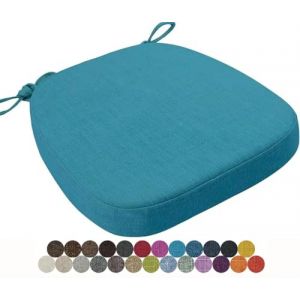 seokor Coussin de Chaise 40x38/43x40/43x42cm Coussins de Si&egrave;ge Amovible Lavable Galette de Chaise, pour Int&eacute;rieur et Ext&eacute;rieur, Bureau, Salle &agrave; Manger, Maison, Jardin(Color23,40x38x5cm) (amzgyc, neuf)