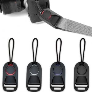 IBXWMNG 4 Pi&egrave;ces Anchor Links Fixations Rapides Anchor Links Professionnelle Cam&eacute;ra Sling Sangle, Connecteur de la Sangle de l'Appareil Photo, Adaptateur de Courroie d'Appareil Photo (SHI MEIPING DE SHOP, neuf)