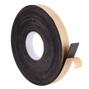 OLYCRAFT Ruban Adhésif Simple Face en Mousse de 10m Ruban Adhésif Noir de 30mm de Large Bande D'Étanchéité en Mousse de 3mm D'Épaisseur Ruban Adhésif pour Murs Tables Fenêtres Décoration (OLYCRAFT EU, neuf)