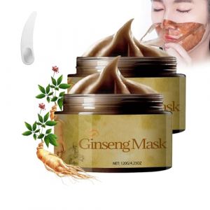2024 Masque facial coréen pour le ginseng - Refining Peel-Off - Masque facial pour le visage - Pores rétrécissants, améliore la vitalité de la peau - Soin coréen de la peau - Cosmétique coréen (2 (Mdream, neuf)