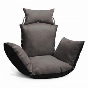 MG Design Coussin pour Fauteuil Oeuf Suspendu - en Tissu Durable, avec Rembourrage Doux, avec Appui-tête et ficelles pour Attacher - Coussin pour balancelle de Jardin, Chaise Suspendue (MGDESIGN, neuf)