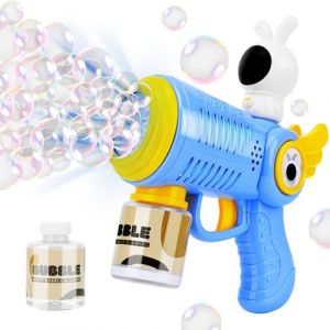 Machine a Bulle, Machine à Bulles De Savon pour Enfants, Jouet Extérieur, Bazooka Mariage Pistolet à Bulles (Bleu) (Vanessza Market Kft., neuf)