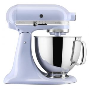 KitchenAid Robot P&acirc;tissier - Artisan - Robot cuisine multifonctions &agrave; t&ecirc;te inclinable - Batteur avec 3 accessoires et Bol inox de 4,8 L - Lavande (FRUCON, neuf)