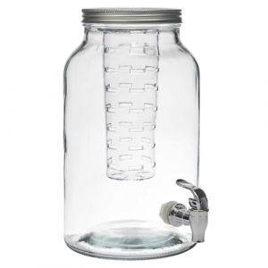 COOK CONCEPT, KA0495, Fontaine en verre color&eacute; 5L pour boissons et ap&eacute;ritifs, id&eacute;ale pour cocktails, bi&egrave;res et jus - Parfaite pour vos f&ecirc;tes et &eacute;v&eacute;nements - 5L (The Concept Factory, neuf)