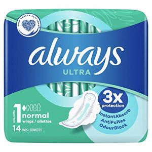 Always Ultra Serviettes Hygiéniques avec Ailettes, 14 unités (WeServ Store, neuf)