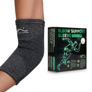 STEP BALANCE Coudi&egrave;re Th&eacute;rapeutique avec Thermoth&eacute;rapie Infrarouge - Orth&egrave;se Coude avec Compression Gradu&eacute;e - Maintien &Eacute;picondylite, Tennis Elbow, Golf Elbow - Stabilisateur Taille [S] (STEP BALANCE SL, neuf)