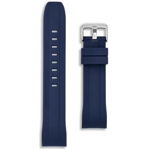 Bracelet en silicone &agrave; extr&eacute;mit&eacute; incurv&eacute;e de 22 mm | Compatible avec les mod&egrave;les Seiko SKX SKX007 SKX009 Samurai | Bracelet de montre de plong&eacute;e en caoutchouc | Noir, bleu marine, vert, orange, rouge (Buckle & Stitch, neuf)