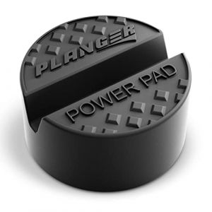PLANGER® - Power Pad – Tampon pour cric avec Conception antidérapante – Protégez Votre Voiture en la Levant par Le cric hydraulique – Construit de Caoutchouc très résistant (Mount Market, neuf)