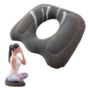 Coussin Orthopédique, Coussin d’Assise Gonflable,Coussin de Siège Orthopédique, Coussin Coccyx pour Chaise de Bureau, pour Douleurs au Coccyx et au Fessier, Hémorroïdes, Grossesse, Coussin Kyste (Fouvin, neuf)
