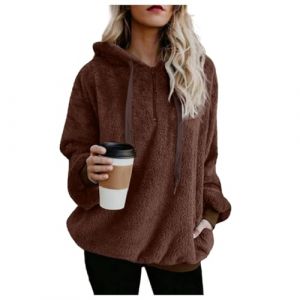 Veste Femme Veste Femme Pyjama Polaire Poncho Femme Polaire Femme Chaude Veste Velours Femme Sweats à Capuche Femme Pull Oversize Femme Veste Polaire Femme Sweat à Capuche (Lxitoler Store, neuf)