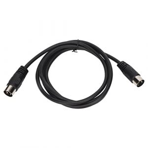 Cryfokt Adaptateur Mâle DIN 5 Broches vers DIN 5 Broches Mâle, Câble d'extension Flexible DIN 5 Broches à Noyau de Cuivre de 4,9 Pieds pour équipement Audiovisuel (Rukeider, neuf)