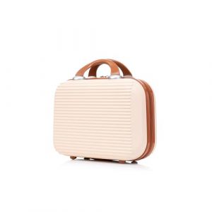 CELIMS - Valise 30 cm Trousse de Toilette Femme Voyage | Trousse de Toilette Homme Voyage | Vanity Rigide Voyage L&eacute;ger avec Organiseur Interne | Trousse de Maquillage | Cr&egrave;me (CELIMS, neuf)