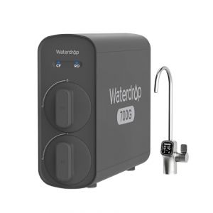 Waterdrop G5P700 Filtre &agrave; Wau &agrave; Osmose Inverse, Certifi&eacute; NSF/ANSI 372, Syst&egrave;me D'osmose Inverse &agrave; D&eacute;bit Rapide 700G, Syst&egrave;me de Filtration d'Eau OI &agrave; 7 Etapes, 2:1 Pur &agrave; Drainer, Robinet LED, Sans BPA (Waterdrop direct, neuf)