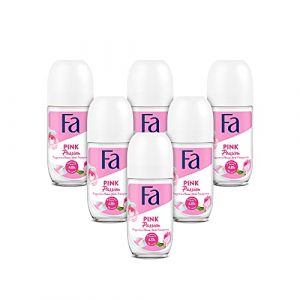 Fa - Déodorant Roll-On Pink Passion - 50 ml (Lot de 6) Total : 300 ml (TIENDAVID, neuf)