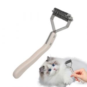 Étrille Pour Sous-Poil Des Chiens - Peigne Étrille Professionnel pour Toilettage Animal,Peigne de Toilettage Élimination Poils Morts Soin des Chiots Chats et Toutes Tailles d'Animaux Domestiques (Hanyanmi, neuf)