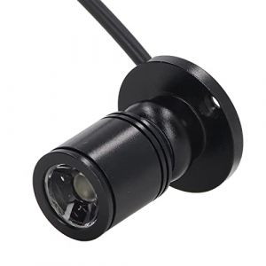 Mini Spot LED, 5 V 6000 K, Mini Spot LED monté en Surface pour Armoire à Bijoux, Spot de Placard avec Bouton de Commutation à Gradation Continue pour Vitrine de Bijoux (Lumière (Qinqinzi, neuf)