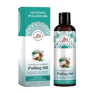 Mnozreo Bain de Bouche &agrave; l'Huile de Noix de Coco,Aider &agrave; Une Haleine Fra&icirc;che,Bain de Bouche Oral &agrave; l'Huile de Coco,Lutte Contre la Mauvaise Haleine,100ML,1PC (Amito joy, neuf)