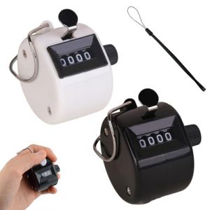 Compteur Manuel en M&eacute;tal,Compteur &Agrave; Main,4 Chiffres Compteur M&eacute;canique,Compteur Manuel,Click Compteur,Compteur Manuel M&eacute;canique,Compteur &agrave; 4 Chiffres en Plastique ABS pour Sport/Entra&icirc;neur/&Eacute;cole/Golf (LEdoudouLE, neuf)