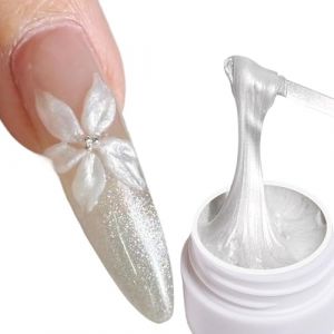 Penlimly Gel 3D Pour L Art Des Ongles,8ml D&eacute;coration Pour Manucure - Gel Constructeur 3D Art Floral Pour Ongles - Pour Maison Salon Quotidien Voyage Vacances Anniversaire Mariage Rencontre F&ecirc;te (gasew, neuf)