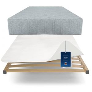 LILENO HOME Tapis antid&eacute;rapant pour sommier (200x200 cm) - Prot&egrave;ge-matelas mince pour matelas - Tissu antid&eacute;rapant comme arr&ecirc;t-matelas - Lavable (Discount-Deal24, neuf)