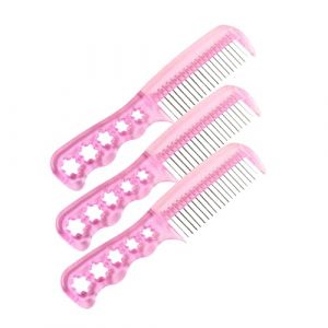 Gogogmee 3 pièces Brosse à Cheveux pour Poupée Lot de Rose Brosse Anti-statique Résistante et Légère pour Perruques Accessoires de Soin pour Garçon Fille et Salons de Coiffure (Kolding Luo, neuf)