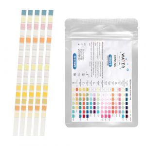 TNSLAND 16 en 1 Test eau Potable, 50 Pi&egrave;ces Test de La Duret&eacute; de L'Eau, Kit Analyse Eau, Test du PH, Plomb, Fer, Cuivre, etc., Convient pour L'Eau du Robinet Domestique, Aquariums, Les Piscines (dongguanshiqinciqingwangluokejiyouxiangongsi, neuf)