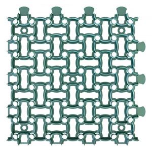 GARDENIX Dalle de gazon paddock 16 x | 50 x 50 cm | 4,00 m&sup2; | Gazon alv&eacute;ol&eacute; | Tapis de parking | Grille de gravier - Vert (GARDENIX, neuf)