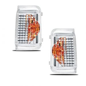 Clignotant pour rétroviseur extérieur Convient pour Citroën Jumper 2006 UP Fiat Ducato 250 2006 UP Peugeot Boxer 2006 UP Une paire de clignotants Miroir Lentille propre Ne contient pas d'ampoule W16W (WISGOL, neuf)