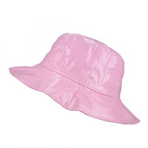 TOUTACOO, Chapeau de Pluie, Capeline Femme en Vinyle (08- Rose Clair) (TOUTACOO, neuf)