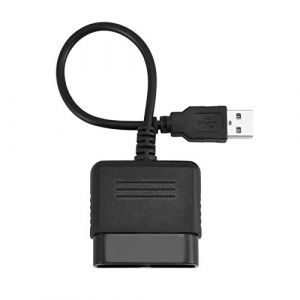 Akozon convertisseur Manette USB, pour 2 Controller to USB Adapter Mini Gamepad Joystick Adaptateur Câble pour 1 Converter & Ordinateur PS1 Convertisseur et (Reminnbor, neuf)