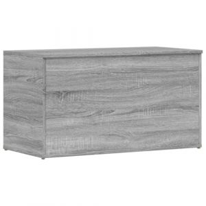 vidaXL Coffre de Rangement Boîte de Rangement Table Basse Table d’Appoint Salon Intérieur Sonoma Gris 84x42x46 cm Bois d'Ingénierie (vidaXL FR, neuf)