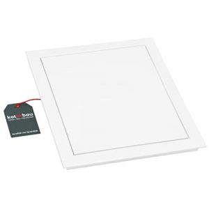 KOTARBAU® Trappe de Visite 25 x 30 cm pour Peinture en Plastique Blanc Trappe d'inspection Trappe Visite placo Plafond Trappe comble trappes Trappe Plafond (KOTARBAU, neuf)