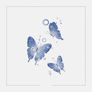 Tatouage Ephemere Tatouages Temporaires Papillon De R&ecirc;ve Imperm&eacute;able Pour Femme, Longue Dur&eacute;e, Sexy, Couvre Cicatrice, Longue Dur&eacute;e, R&eacute;aliste, Papillon, Style Ins, Faux Tatouage, Petite Image (ZhouKouShiXinRuiJianSheGongChengYouXianGongSi, neuf)