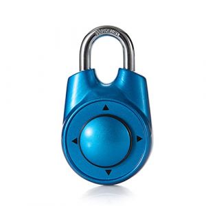 TWSHLL Un Cadenas &Agrave; Combinaison Directionnelle Speed Dial Set-Your-Own Combination Lock, pour Un Casier Ou Bo&icirc;te De Rangement &Agrave; L'&eacute;cole Ou &Agrave; La Salle De Gym,Bleu (guangzhouminruishangmaoyouxiangongsi785214, neuf)