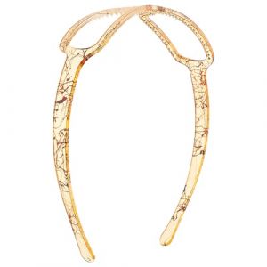 IMIKEYA Bandeau Style Lunettes de Soleil en R&eacute;sine Caf&eacute; Clair 2 &Eacute;pingles &agrave; Cheveux, Bandeau Ajustable et Confortable pour Femmes, Accessoire Cheveux Polyvalent pour Spa, F&ecirc;tes et Soins (Chaaoyuu, neuf)