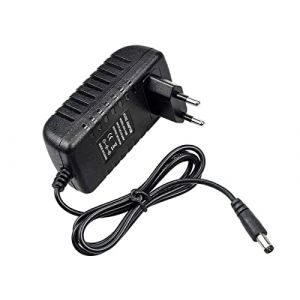 Alimentation Universelle, transformateur 12V, Chargeur Mural avec Prise UE, Sortie Jack 5.5mmX2.1mm, pour caméra de vidéosurveillance, Bande LED, Disque Dur (30W 12V 2,5A) (A2ZWORLD-FR, neuf)